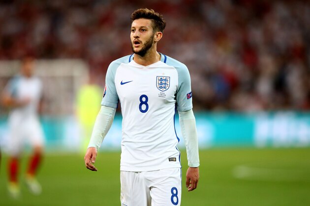 MARSEILLE, FRANCE - JUNE 11:  Adam Lallana of England in action during the UEFA EURO 2016 Group B match between England and Russia at Stade Velodrome on June 11, 2016 in Marseille, France.  (Photo by Alex Livesey/Getty Images)