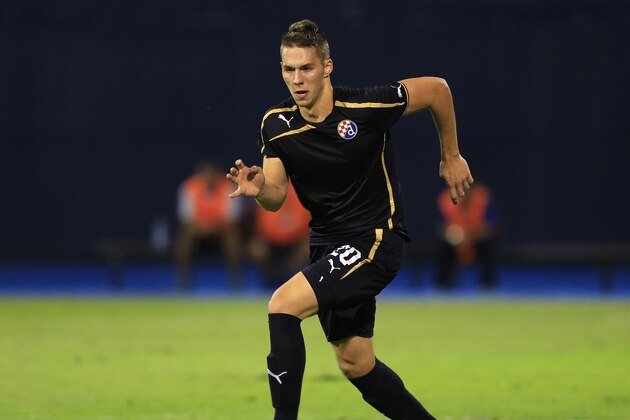 ZAGREB, CROATIA - JULY 28: Marko Pjaca of FC Dinamo Zagreb in action during the UEFA Champions League Third Qualifying Round 1st Leg match between FC Dinamo Zagreb and FC Molde at Maksimir stadium in Zagreb, Croatia on Tuesday, July 28, 2015. (Photo by Srdjan Stevanovic/Getty Images) ZAGREB, CROATIA - JULY 28: Marko Pjaca of FC Dinamo Zagreb in action during the UEFA Champions League Third Qualifying Round 1st Leg match between FC Dinamo Zagreb and FC Molde at Maksimir stadium in Zagreb, Croatia on Tuesday, July 28, 2015. (Photo by Srdjan Stevanovic/Getty Images)