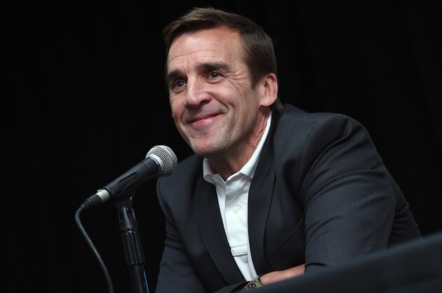 LAS VEGAS, NV - JULY 13:  George McPhee speaks after being introduced as the general manager of the Las Vegas NHL franchise during a news conference at T-Mobile Arena on July 13, 2016 in Las Vegas, Nevada.  (Photo by Ethan Miller/Getty Images)