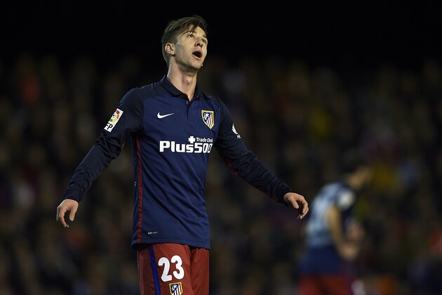 VALENCIA, SPAIN - MARCH 06:  Luciano Vietto of Atletico de Madrid reacts during the La Liga match between Valencia CF and Atletico de Madrid at Estadi de Mestalla on March 06, 2016 in Valencia, Spain.  (Photo by Manuel Queimadelos Alonso/Getty Images)