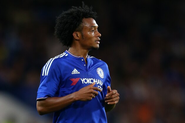 LONDON, ENGLAND - AUGUST 03:  Juan Cuadrado of Chelsea during the pre-season friendly between Chelsea and Fiorentina at Stamford Bridge on August 5, 2015 in London, England.  (Photo by Catherine Ivill - AMA/Getty Images)