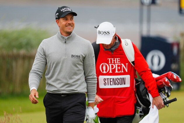 TROON, SCOTLAND - JULY 16:  Henrik Stenson of Sweden smiles as he walks down the second hole during the third round on day three of the 145th Open Championship at Royal Troon on July 16, 2016 in Troon, Scotland.  (Photo by Kevin C. Cox/Getty Images)