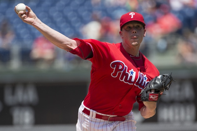 PHILADELPHIA, PA - JULY 6: Jeremy Hellickson #58 of the Philadelphia Phillies pitches against the Atlanta Braves at Citizens Bank Park on July 6, 2016 in Philadelphia, Pennsylvania. The Phillies defeated the Braves 4-3. (Photo by Mitchell Leff/Getty Images)