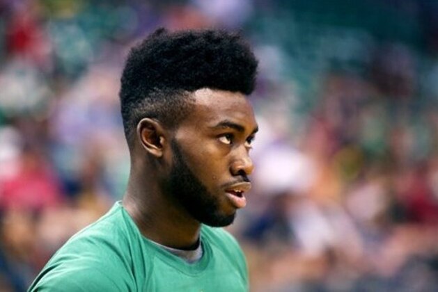 Boston Celtics' Jaylen Brown before an NBA Summer League basketball game against the Philadelphia 76ers on Monday, July 4, 2016, in Salt Lake City. (AP Photo/Kim Raff) Boston Celtics' Jaylen Brown before an NBA Summer League basketball game against the Philadelphia 76ers on Monday, July 4, 2016, in Salt Lake City. (AP Photo/Kim Raff)