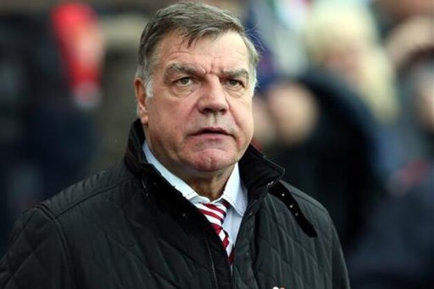 FILE - In this Saturday, Nov. 7, 2015 file photo, Sunderland's manager Sam Allardyce awaits the start of their English Premier League soccer match between Sunderland and Southampton at the Stadium of Light, Sunderland, England. England is on the verge of hiring Sunderland manager Sam Allardyce to take charge of the national team as Roy Hodgson's successor. (AP Photo/Scott Heppell, File)