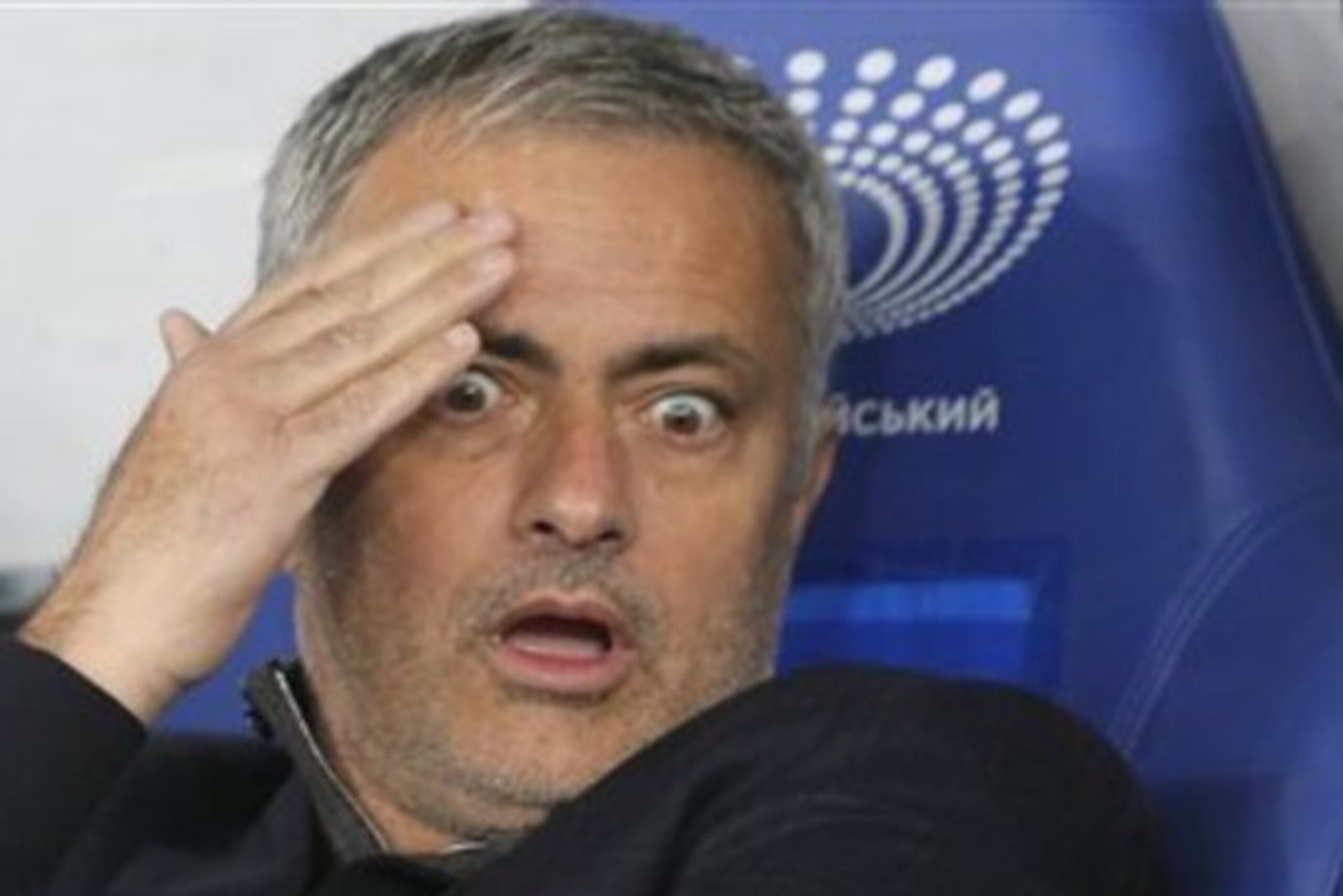 FILE -In this Tuesday, Oct. 20, 2015 file photo,  Chelsea manager Jose Mourinho reacts before the Champions League Group G soccer match between Dynamo Kiev and Chelsea FC in Kiev, Ukraine. Hoping to boost its chances of qualifying for the World Cup, the Syrian soccer federation says it wants to hire Mourinho as coach of the war-torn country's national team. (AP Photo/Matt Dunham, File)