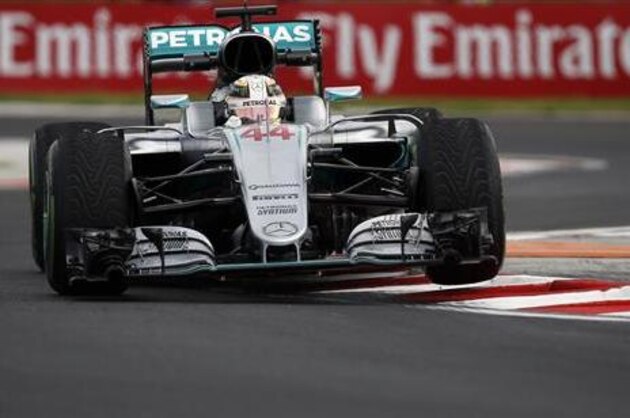 Mercedes driver Lewis Hamilton of Britain steers his car during the first free practice at Hungaroring racetrack near Budapest, Hungary, Friday, July 22, 2016. The Hungarian Formula One Grand Prix will be held on Sunday July, 24. (AP Photo/Darko Vojinovic)