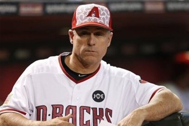 Arizona Diamondbacks manager Chip Hale (3) in the first inning during a baseball game against the San Diego Padres, Monday, July 4, 2016, in Phoenix. (AP Photo/Rick Scuteri)