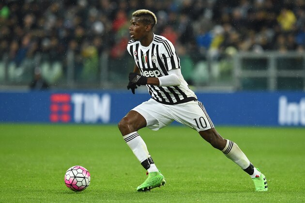 TURIN, ITALY - FEBRUARY 28:  Paul Pogba of Juventus FC in action during the Serie A match between Juventus FC and FC Internazionale Milano at Juventus Arena on February 28, 2016 in Turin, Italy.  (Photo by Valerio Pennicino/Getty Images)