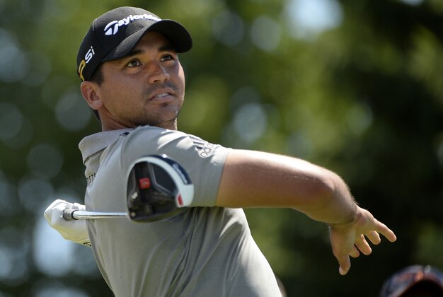 Jul 23, 2016; Oakville, Ontario, CAN; Jason Day hits his tee shot on the seventeenth hole during the third round of the RBC Canadian Open golf tournament at Glen Abbey Golf Club. Mandatory Credit: Eric Bolte-USA TODAY Sports