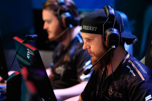 ATLANTA, GA - JUNE 03: Patrik Lindberg, gamertag 'f0rest', of Ninjas in Pyjamas, warms up prior to the match against G2 Esports at the ELeague Arena at Turner Studios on June 3, 2016 in Atlanta, Georgia. (Photo by Daniel Shirey/Getty Images)
