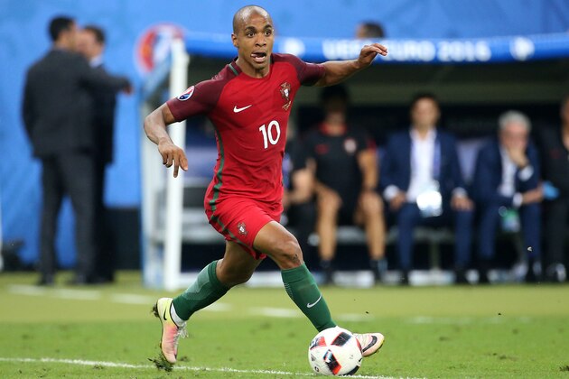 PARIS, FRANCE - JULY 10: Joao Mario of Portugal in action during the UEFA Euro 2016 final match between Portugal and France at Stade de France on July 10, 2016 in Saint-Denis near Paris, France. (Photo by Jean Catuffe/Getty Images)
