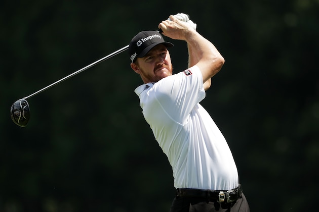 SPRINGFIELD, NJ - JULY 28: Jimmy Walker of the United States plays his shot from the sixth tee  during the first round of the 2016 PGA Championship at Baltusrol Golf Club on July 28, 2016 in Springfield, New Jersey.  (Photo by Streeter Lecka/Getty Images)