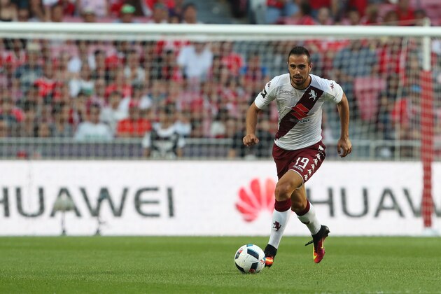 LISBON, PORTUGAL - JULY 27: Torino's defender Nikola Maksimovic during the match between SL Benfica and Torino for the Eusebio Cup at Estadio da Luz on July 27, 2016 in Lisbon, Portugal.  (Photo by Carlos Rodrigues/Getty Images)