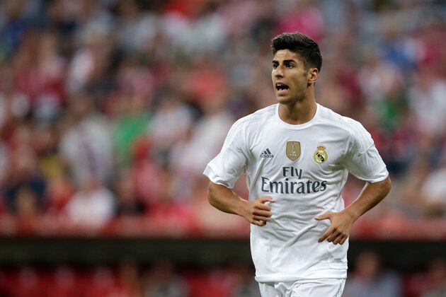 Marco Asensio of Real Madrid during the AUDI Cup final match between Real Madrid and FC Bayern Munich on August 5, 2015 at the Allianz Arena in Munich, Germany(Photo by VI Images via Getty Images)