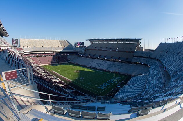 COLLEGE STATION, TX - SEPTEMBER 19:  A general view of  Kyle Field on September 19, 2015 in College Station, Texas.  (Photo by Bob Levey/Getty Images)