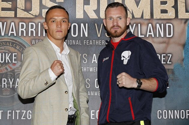 Josh Warrington and Patrick Hyland meet in the main event in Leeds, England.