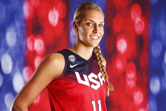 Mar 9, 2016; Los Angeles, CA, USA; Team USA basketball player Elena Delle Donne during the 2016 Team USA Media Summit at Beverly Hilton. Mandatory Credit: Kevin Jairaj-USA TODAY Sports