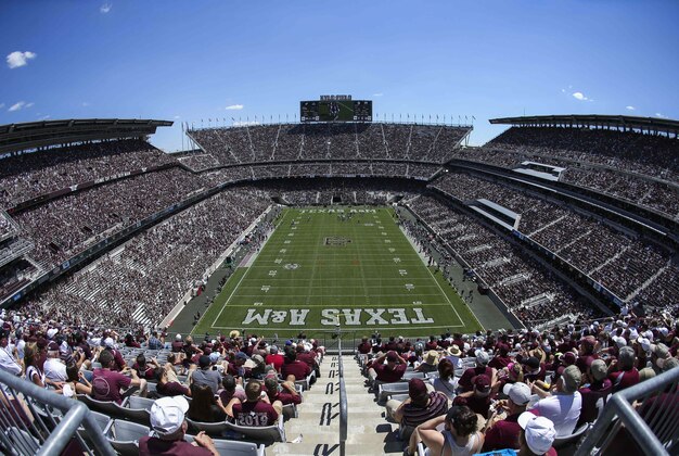 Sep 19, 2015; College Station, TX, USA; General view of Kyle Field during the game between the Texas A&M Aggies  and the Nevada Wolf Pack. Mandatory Credit: Troy Taormina-USA TODAY Sports