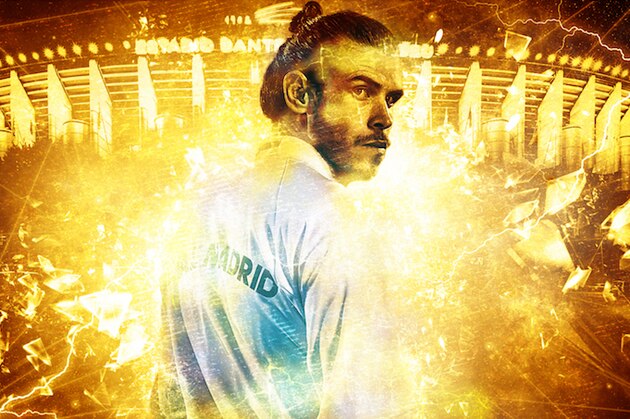 Real Madrid's Welsh forward Gareth Bale celebrates their victory at the end the UEFA Champions League semi-final second leg football match Real Madrid CF vs Manchester City FC at the Santiago Bernabeu stadium in Madrid, on May 4, 2016. Real Madrid won 1-0 / AFP / CESAR MANSO        (Photo credit should read CESAR MANSO/AFP/Getty Images)