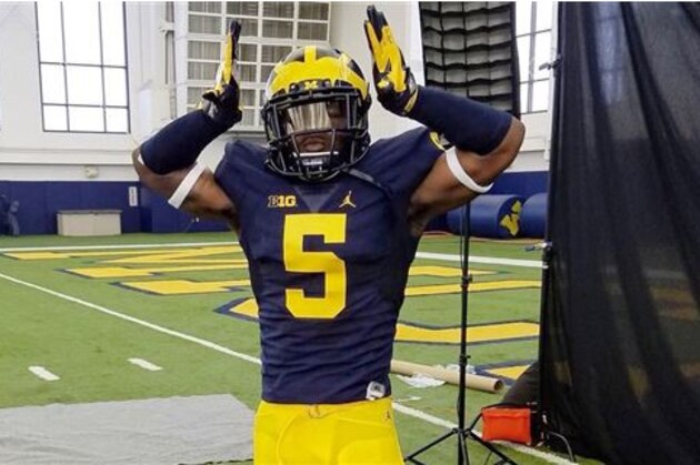 Michigan is the first football team to wear jerseys designed by Nike's Jordan Brand, which previously had been exclusive to basketball.