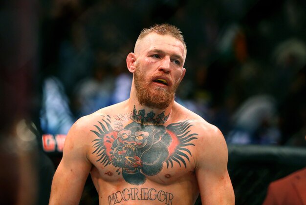 March 5, 2016; Las Vegas, NV, USA; Conor McGregor during UFC 196 at MGM Grand Garden Arena. Mandatory Credit: Mark J. Rebilas-USA TODAY Sports March 5, 2016; Las Vegas, NV, USA; Conor McGregor during UFC 196 at MGM Grand Garden Arena. Mandatory Credit: Mark J. Rebilas-USA TODAY Sports
