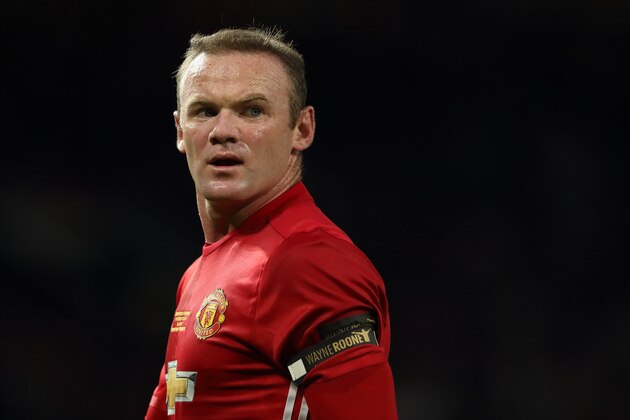 MANCHESTER, ENGLAND - AUGUST 03: Wayne Rooney of Manchester United during the Wayne Rooney Testimonial match between Manchester United and Everton at Old Trafford on August 3, 2016 in Manchester, England.  (Photo by Matthew Ashton - AMA/Getty Images)