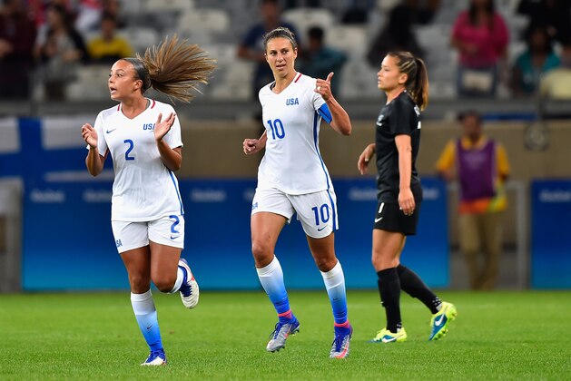 BELO HORIZONTE, BRAZIL - AUGUST 03:  Carli Lloyd