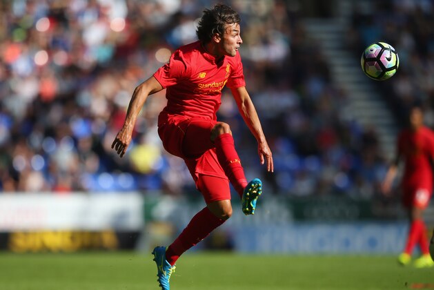 WIGAN, ENGLAND - JULY 17:  Lazar Markovic of Liverpool controls the ball during a pre-season friendly between Wigan Athletic and Liverpool at JJB Stadium on July 17, 2016 in Wigan, England.  (Photo by Alex Livesey/Getty Images)