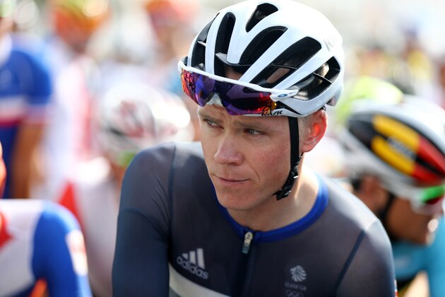 RIO DE JANEIRO, BRAZIL - AUGUST 06:  Christopher Froome of Great Britain is seen prior to the Men's Road Race on Day 1 of the Rio 2016 Olympic Games at the Fort Copacabana on August 6, 2016 in Rio de Janeiro, Brazil.  (Photo by Bryn Lennon/Getty Images)