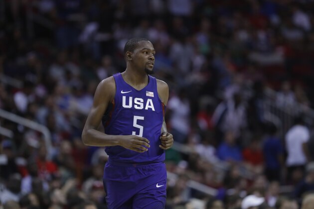 HOUSTON, TX - AUGUST 01:  Kevin Durant
