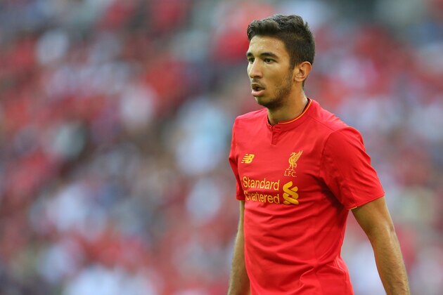 LONDON, ENGLAND - AUGUST 06: Marko Grujic of Liverpool during the International Champions Cup 2016 match between Liverpool and Barcelona at Wembley Stadium on August 6, 2016 in London, England. (Photo by Catherine Ivill - AMA/Getty Images)