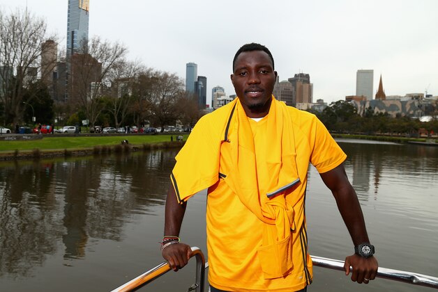 MELBOURNE, AUSTRALIA - JULY 19:  Kwadwo Asamoah poses during a Juventus boat ride along the Yarra River on July 19, 2016 in Melbourne, Australia.  (Photo by Robert Prezioso/Getty Images)