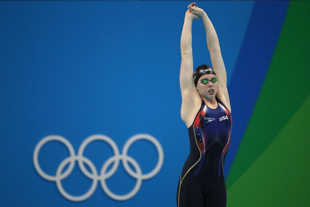 RIO DE JANEIRO, BRAZIL - AUGUST 07: Lilly King of the United States looks on before the second Semifinal of the Women's 100m Breaststroke on Day 2 of the Rio 2016 Olympic Games at the Olympic Aquatics Stadium on August 7, 2016 in Rio de Janeiro, Brazil. (Photo by Julian Finney/Getty Images) RIO DE JANEIRO, BRAZIL - AUGUST 07: Lilly King of the United States looks on before the second Semifinal of the Women's 100m Breaststroke on Day 2 of the Rio 2016 Olympic Games at the Olympic Aquatics Stadium on August 7, 2016 in Rio de Janeiro, Brazil. (Photo by Julian Finney/Getty Images)