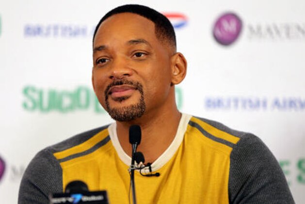 Will Smith listens to a question at a press conference in Dubai, United Arab Emirates, on Sunday, Aug. 7, 2016. The American actor is in Dubai to promote the film