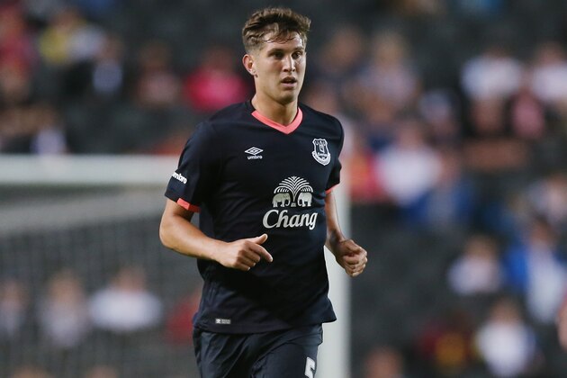MILTON KEYNES, ENGLAND - JULY 26: John Stones of Everton during the pre-season friendly match between MK Dons and Everton at Stadium mk on July 26, 2016 in Milton Keynes, England.  (Photo by Alex Morton/Getty Images)