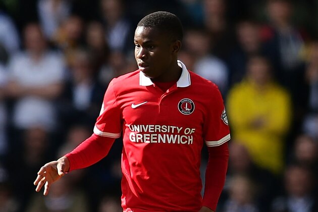 LEEDS, ENGLAND - APRIL 30:  Ademola Lookman of Charlton Athletic FC during the Sky Bet Championship match between Leeds United and Charlton Athletic at Elland Road on April 30, 2016 in Leeds, United Kingdom.  (Photo by Daniel L Smith/Getty Images)