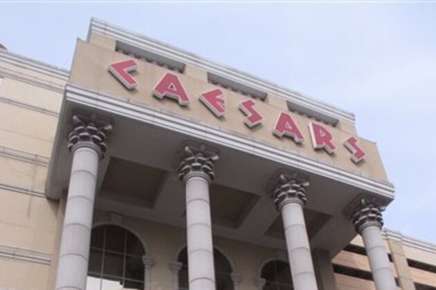The exterior of Caesars casino in Atlantic City, N.J. is shown in this photo from Friday, Feb. 12, 2016, the same day that New Jersey gambling regulators released figures showing the city's eight casinos won $190.1 million in January, a decrease of 3.8 percent from January 2015. (AP Photo/Wayne Parry)