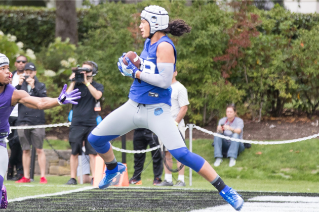Flex tight end Josh Falo trimmed his list of 23 reported offers to a top 10 on Wednesday. The winning school will get a 6'5", 227-pound athlete who can stretch the field and be a matchup problem for smaller defenders.