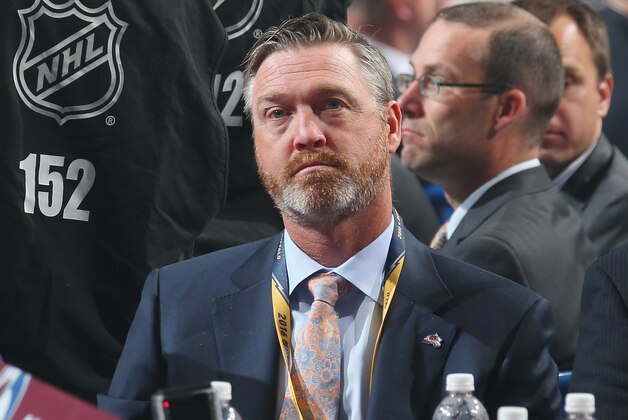 BUFFALO, NY - JUNE 24: Patrick Roy of the Colorado Avalanche attends the 2016 NHL Draft on June 25, 2016 in Buffalo, New York.  (Photo by Bruce Bennett/Getty Images)
