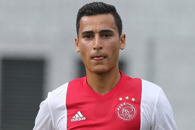 Anwar El Ghazi of Ajax during the pre-season friendly match between FC Liefering and Ajax Amsterdam on July 9, 2016 at the Lindenstadion Lippach in Schwendau, Austria.(Photo by VI Images via Getty Images)
