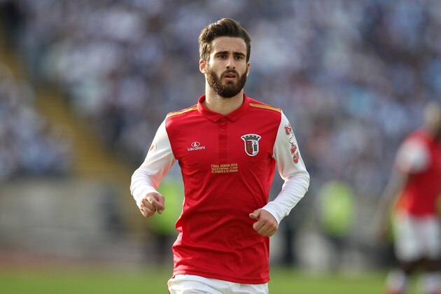 LISBON, PORTUGAL - MAY 22: Braga's midfielder Rafa Silva during the match between FC Porto and SC Braga for the Portuguese Cup Final  at Estadio do Jamor on May 22, 2016 in Lisbon, Portugal.  (Photo by Carlos Rodrigues/Getty Images)