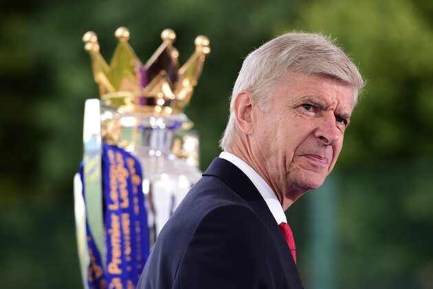 ISLINGTON, ENGLAND - AUGUST 10:  Arsene Wenger, manager of Arsenal looks on during the Official Premier League Season Launch Media Event held at Market Road pitches on August 10, 2016 in Islington, England. (Photo by Alex Broadway/Getty Images)