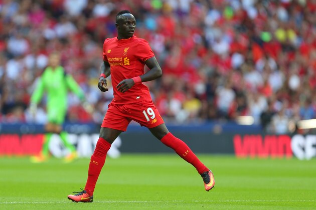 LONDON, ENGLAND - AUGUST 06: Sadio Mane of Liverpool during the International Champions Cup 2016 match between Liverpool and Barcelona at Wembley Stadium on August 6, 2016 in London, England. (Photo by Catherine Ivill - AMA/Getty Images)