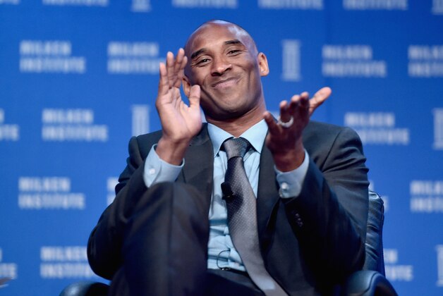 BEVERLY HILLS, CA - MAY 03:  Retired NBA Champion, CEO, Kobe Inc., Kobe Bryant speaks onstage during 2016 Milken Institute Global Conference at The Beverly Hilton on May 03, 2016 in Beverly Hills, California.  (Photo by Alberto E. Rodriguez/Getty Images)
