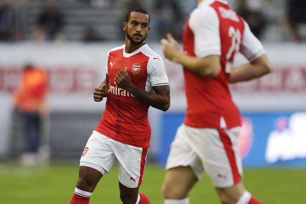 GOTHENBURG, SWEDEN - AUGUST 07: Theo Walcott of Arsenal during the Pre-Season Friendly between Arsenal and Manchester City at Ullevi on August 7, 2016 in Gothenburg, Sweden. (Photo by Nils Petter Nilsson/Ombrello/Getty Images)