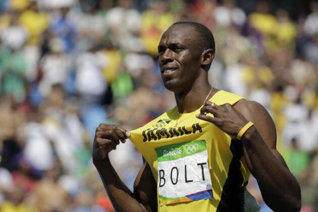 Jamaica's Usain Bolt competes in a men's 200-meter heat during the athletics competitions of the 2016 Summer Olympics at the Olympic stadium in Rio de Janeiro, Brazil, Tuesday, Aug. 16, 2016. (AP Photo/Charlie Riedel) Jamaica's Usain Bolt competes in a men's 200-meter heat during the athletics competitions of the 2016 Summer Olympics at the Olympic stadium in Rio de Janeiro, Brazil, Tuesday, Aug. 16, 2016. (AP Photo/Charlie Riedel)