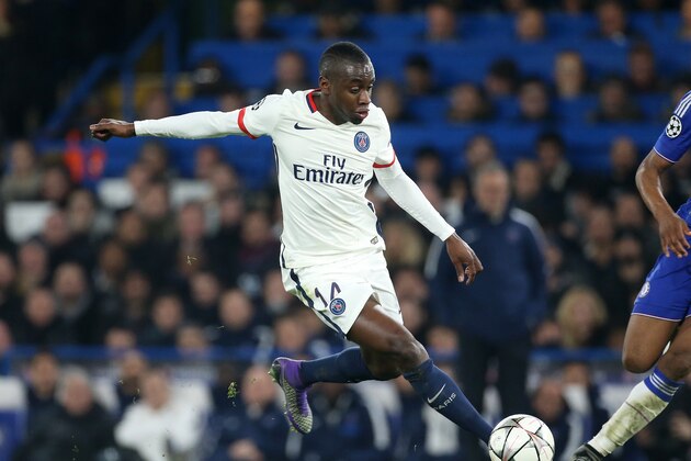 LONDON, ENGLAND - MARCH 9: Blaise Matuidi of PSG in action during the UEFA Champions League round of 16 second leg match between Chelsea FC and Paris Saint-Germain at Stamford Bridge stadium on March 9, 2016 in London, England. (Photo by Jean Catuffe/Getty Images)