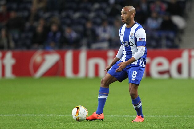 OPORTO, PORTUGAL - FEBRUARY 25:  Porto's midfielder Yacine Brahimi during the Champions League match between  FC Porto and Borussia Dortmund for UEFA Europa League Round of 32: Second Leg at Estadio do Dragao on February, 2016 in Porto, Portugal.  (Photo by Carlos Rodrigues/Getty Images)
