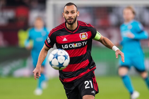 Omer Toprak of Bayer 04 Leverkusen during the UEFA Champions League match between Bayer 04 Leverkusen and FC Barcelona on December 9, 2015 at the BayArena in Leverkusen, Germany.(Photo by VI Images via Getty Images)